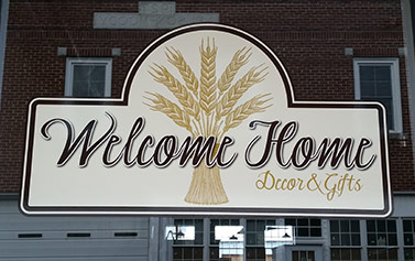 Carroll Signs & Advertising Window Graphics Welcome Home Decor & Gifts